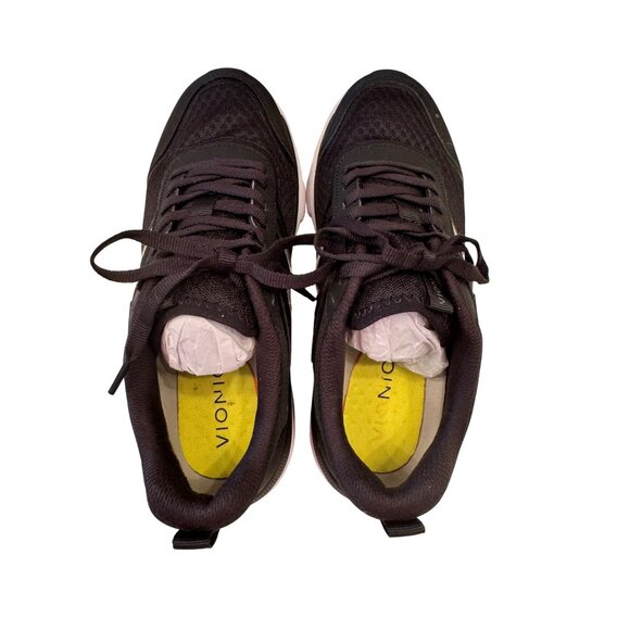 Vionic Strider Walk Size 8 M Black Sneaker Women's Lace Up NWB $164 Orthopedic S - Picture 8 of 12